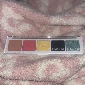 Natasha Denona Eyeshadow Palette - Brown, Pink, Gold, Black, Green